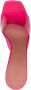 Amina Muaddi 140mm Dalida Glass muiltjes met plateauzool Roze - Thumbnail 4
