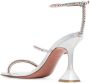 Amina Muaddi Gilda sandalen verfraaid met kristallen Zilver - Thumbnail 3
