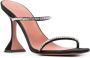 Amina Muaddi 95 mm Gilda sandalen Zwart - Thumbnail 2