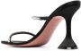 Amina Muaddi 95 mm Gilda sandalen Zwart - Thumbnail 3