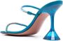 Amina Muaddi Gilda sandalen verfraaid met kristallen Blauw - Thumbnail 3