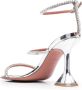 Amina Muaddi 110 mm Gilda sandalen met kristallen Wit - Thumbnail 3