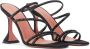 Amina Muaddi 100mm Naima sandalen verfraaid met kristallen Zwart - Thumbnail 2