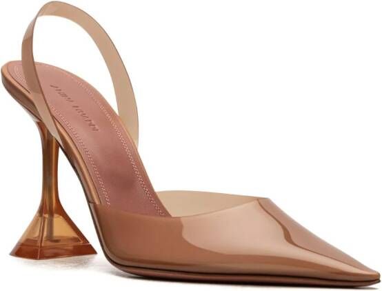 Amina Muaddi Holli slingback pumps Bruin