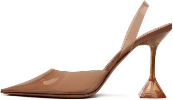 Amina Muaddi Holli slingback pumps Bruin