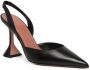 Amina Muaddi Holli slingback pumps Zwart - Thumbnail 2