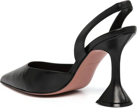 Amina Muaddi Holli slingback pumps Zwart