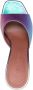 Amina Muaddi Lupita leren metallic muiltjes 95mm Roze - Thumbnail 4