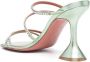 Amina Muaddi Naima sandalen verfraaid met kristallen Groen - Thumbnail 3