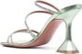 Amina Muaddi Nima sandalen verfraaid met kristallen Groen - Thumbnail 3