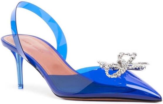 Amina Muaddi Rosie slingback pumps Blauw