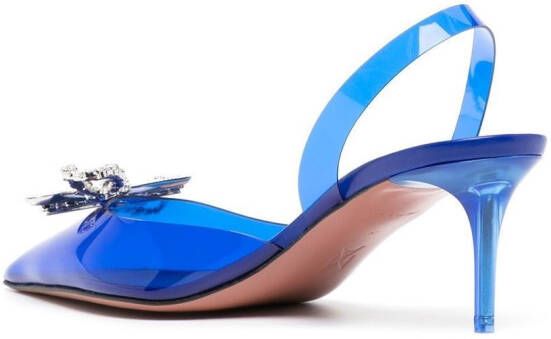 Amina Muaddi Rosie slingback pumps Blauw