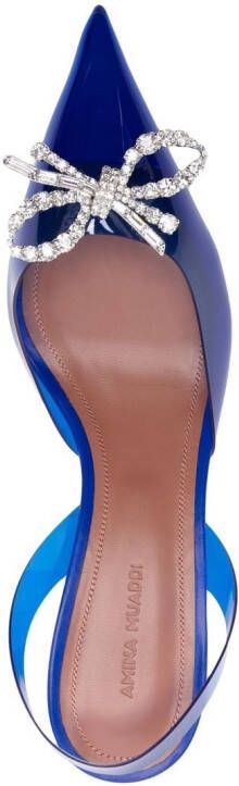 Amina Muaddi Rosie slingback pumps Blauw