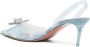 Amina Muaddi Rosie 60 mm doorzichtige pumps Blauw - Thumbnail 3