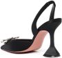 Amina Muaddi Begum 95 mm slingback pumps met kristallen gesp Zwart - Thumbnail 3