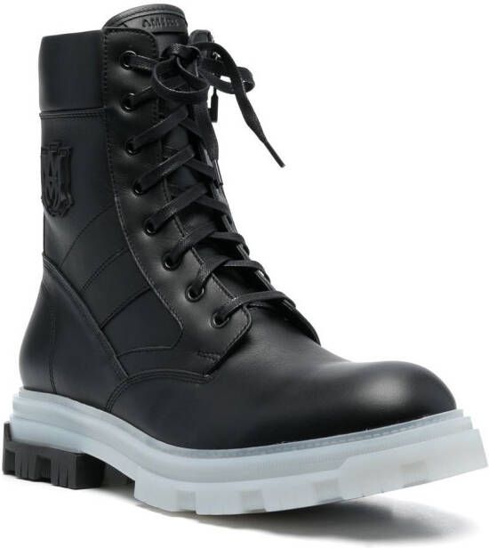 AMIRI Combat boots met logopatch Zwart