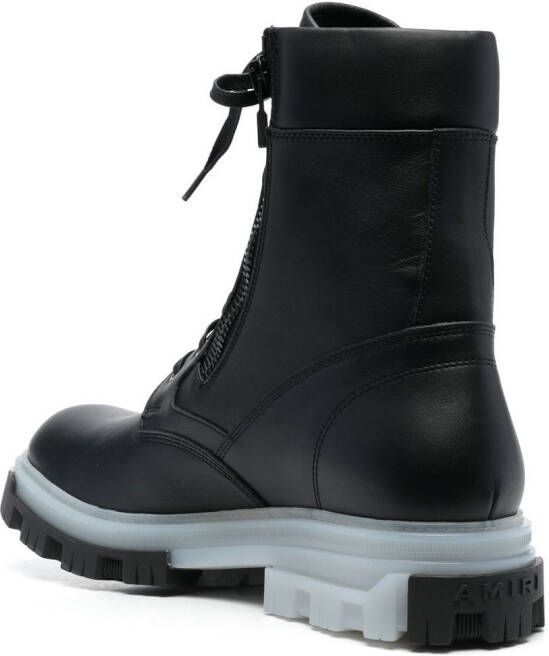 AMIRI Combat boots met logopatch Zwart