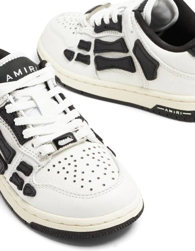 AMIRI Leren sneakers met logoplakkaat Wit