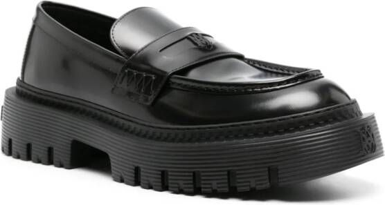 AMIRI Leren loafers Zwart