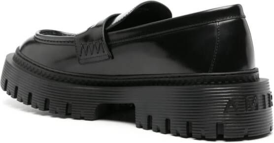 AMIRI Leren loafers Zwart