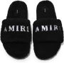 AMIRI Slippers met logoprint Zwart - Thumbnail 4