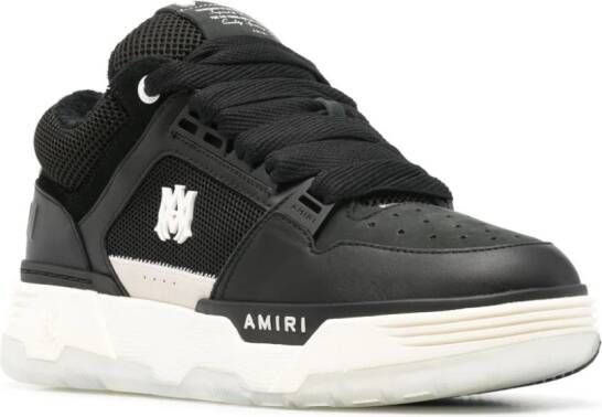 AMIRI MA-1 leren sneakers met vlakken Zwart