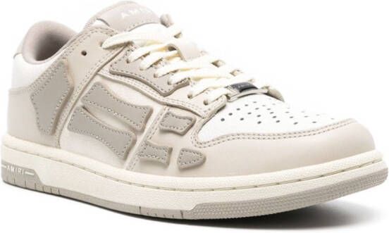 AMIRI Skel leren sneakers Beige