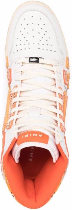 AMIRI Skel-Top Bandana high-top sneakers Wit