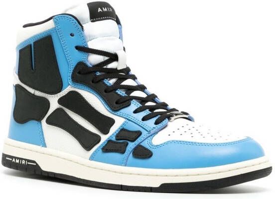 AMIRI Skel Top Hi leren sneakers Blauw