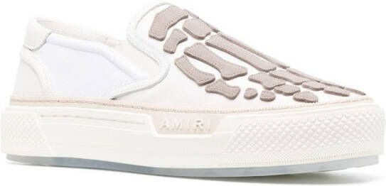 AMIRI Skel Toe slip-on sneakers Wit