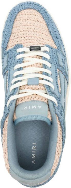 AMIRI Sneakers van geweven raffia Blauw