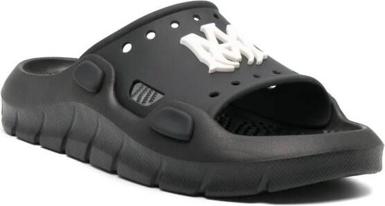 AMIRI Slippers met ronde neus Zwart