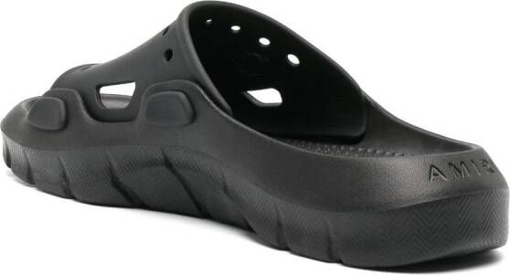 AMIRI Slippers met ronde neus Zwart