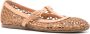 Ancient Greek Sandals Aerati raffia ballerina's Bruin - Thumbnail 2