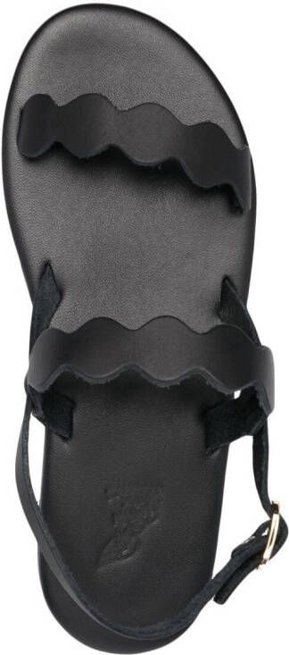 Ancient Greek Sandals Afro sandalen met bandje Zwart