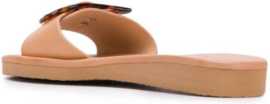 Ancient Greek Sandals Aglaia badslippers Beige