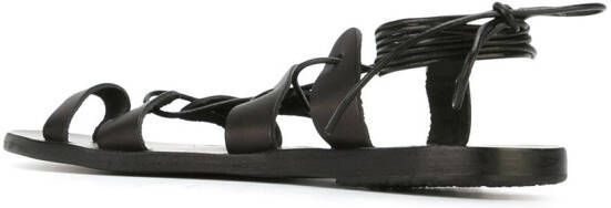 Ancient Greek Sandals Alcyone veterschoenen Zwart