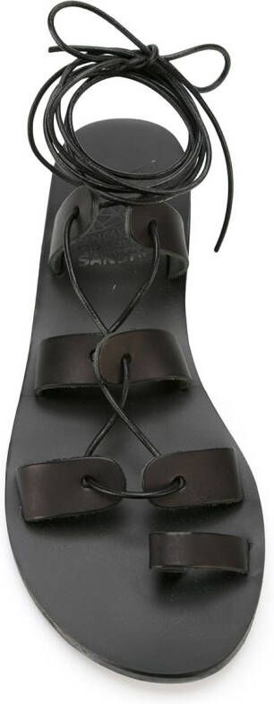 Ancient Greek Sandals Alcyone veterschoenen Zwart