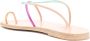 Ancient Greek Sandals Chora sandalen met metallic afwerking Roze - Thumbnail 3