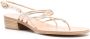 Ancient Greek Sandals 35 mm Cycladic sandalen met hak Goud - Thumbnail 2