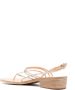 Ancient Greek Sandals 35 mm Cycladic sandalen met hak Goud - Thumbnail 3