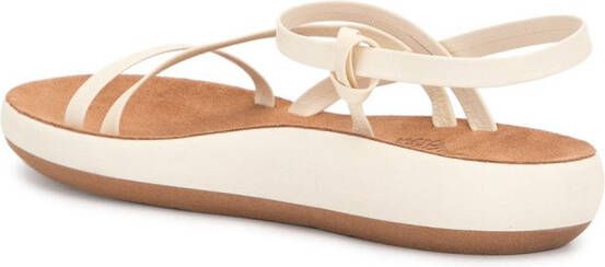 Ancient Greek Sandals Dimitra sandalen met open neus Wit