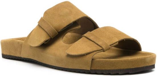 Ancient Greek Sandals Diógenes suède sandalen Bruin