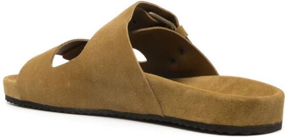 Ancient Greek Sandals Diógenes suède sandalen Bruin