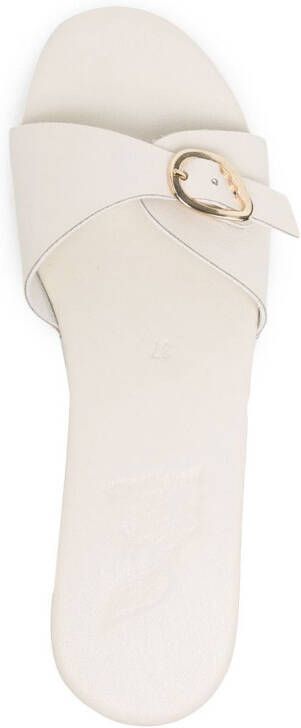 Ancient Greek Sandals Eco Nappa klompen Wit