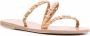 Ancient Greek Sandals Ekaterini leren sandalen Beige - Thumbnail 2