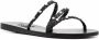 Ancient Greek Sandals Ekaterini sandalen verfraaid met parel Zwart - Thumbnail 2