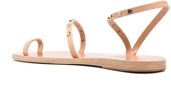 Ancient Greek Sandals Eleftheria sandalen met studs Beige