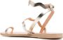 Ancient Greek Sandals Elounda leren sandalen Metallic - Thumbnail 3