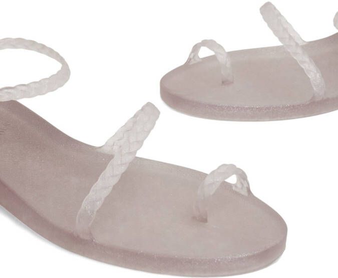 Ancient Greek Sandals Verfraaide sandalen Beige